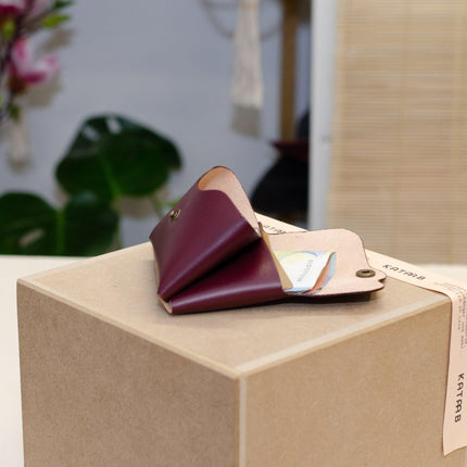 Minimalistischer Leder Geldbeutel. Kleine Ledergeldbörse. Geldbeutel für Damen. Frauen Portemonnaie. Schlanke Brieftasche.Geschenk für Sie. () kaufen bei Linkreich – Jetzt entdecken!