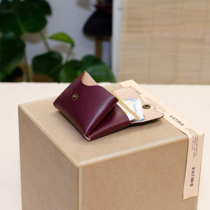 Minimalistischer Leder Geldbeutel. Kleine Ledergeldbörse. Geldbeutel für Damen. Frauen Portemonnaie. Schlanke Brieftasche.Geschenk für Sie. () kaufen bei Linkreich – Jetzt entdecken!