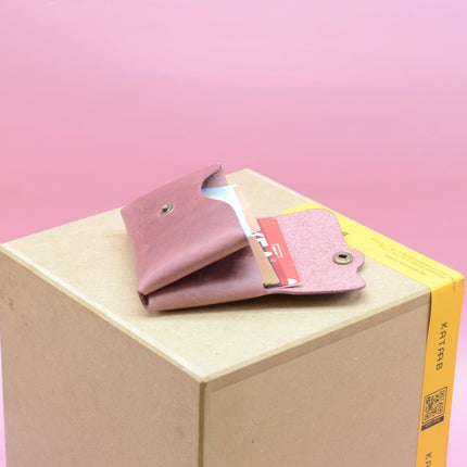 Minimalistischer Leder Geldbeutel. Kleine Ledergeldbörse. Schlanke Brieftasche.Geldbeutel für Damen. () kaufen bei Linkreich – Jetzt entdecken!