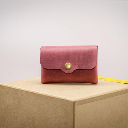 Minimalistischer Leder Geldbeutel. Kleine Ledergeldbörse. Schlanke Brieftasche.Geldbeutel für Damen. () kaufen bei Linkreich – Jetzt entdecken!