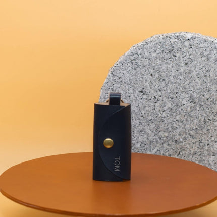 Minimalistischer Leder Schlüssel - Organizer, Handgefertigter Schlüsselhalter, Personalisiertes Geschenk, Schlüsselhülle für Männer und Frauen () kaufen bei Linkreich – Jetzt entdecken!