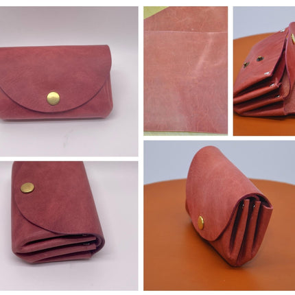 Minimalistisches Portemonnaie für Frauen cir. 11,5x8x3,5cm. Kleine Geldbeutel für Damen. Geschenke für Sie. Schlanke Brieftasche für Damen. Altrosa () kaufen bei Linkreich – Jetzt entdecken!