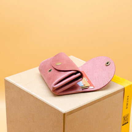 Minimalistisches Portemonnaie für Frauen cir. 11,5x8x3,5cm. Kleine Geldbeutel für Damen. Geschenke für Sie. Schlanke Brieftasche für Damen. Altrosa () kaufen bei Linkreich – Jetzt entdecken!