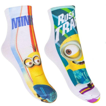 SEO. Minions Socken 2 Paar Unisex - Socken Outdoor - Socks - 23 - 26 Linkreich