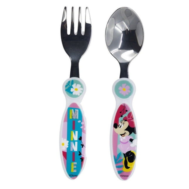 SEO. Minnie Maus Kinder Besteck Set - 2 Teile - Linkreich