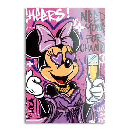 Minnie needs Money - Leinwandbild Pop Art / Motivation (Canvas) kaufen bei Linkreich – Jetzt entdecken!