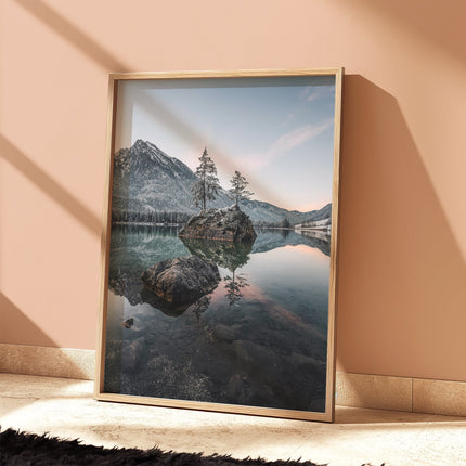 Hintersee Lake Print – Bavarian Alps Wall Art Photography