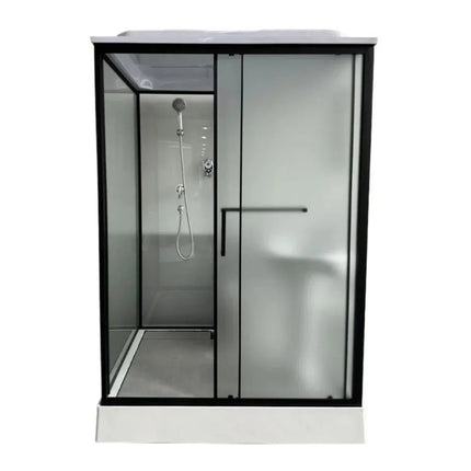 Mobile Duschkabine mit WC und Waschbecken, 140x110x215 cm, Komplettmodul