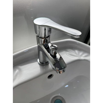 Mobile Duschkabine mit WC & Waschbecken – 140×110×215 cm – Komplettmodul (Duschkabinen) kaufen bei Linkreich – Jetzt entdecken!