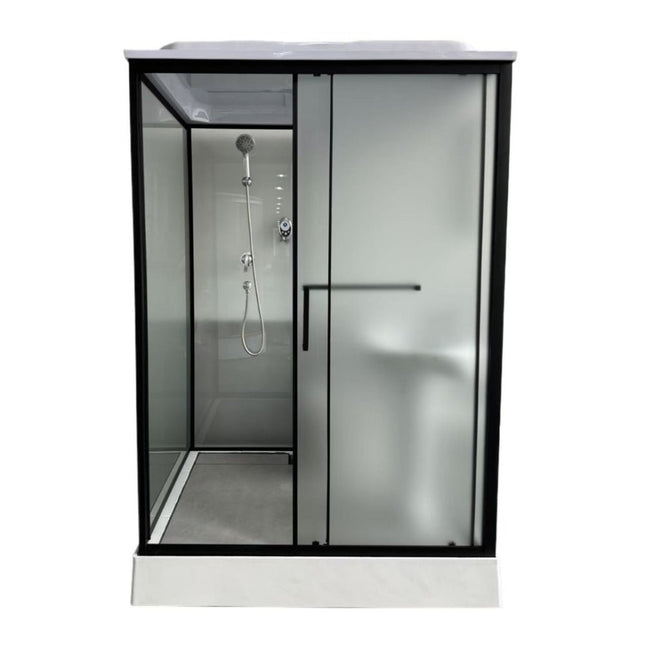 Mobile Duschkabine mit WC & Waschbecken – 140×110×215 cm – Komplettmodul (Duschkabinen) kaufen bei Linkreich – Jetzt entdecken!