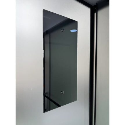 Mobile Duschkabine mit WC & Waschbecken – 140×110×215 cm – Komplettmodul (Duschkabinen) kaufen bei Linkreich – Jetzt entdecken!