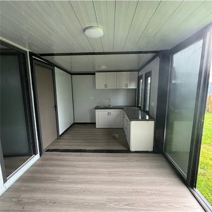Mobiles 3-Zimmer Containerhaus – Faltbares Tiny House mit Bad & Küche | Fertighaus TH1 - Linkreich
