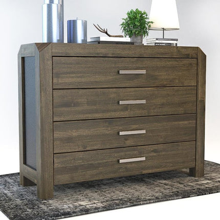 SEO. MODENA Schubladen Massivholz Kommode - Light - Wenge Linkreich
