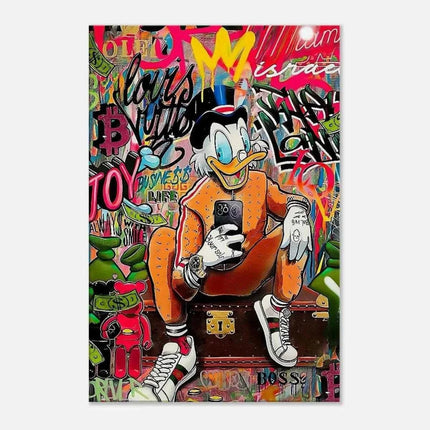 Modern Dagobert - Leinwandbild Pop Art (Canvas) kaufen bei Linkreich – Jetzt entdecken!