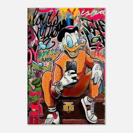 Modern Dagobert - Leinwandbild Pop Art (Canvas) kaufen bei Linkreich – Jetzt entdecken!