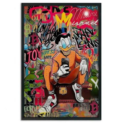 Modern Dagobert - Leinwandbild Pop Art (Canvas) kaufen bei Linkreich – Jetzt entdecken!