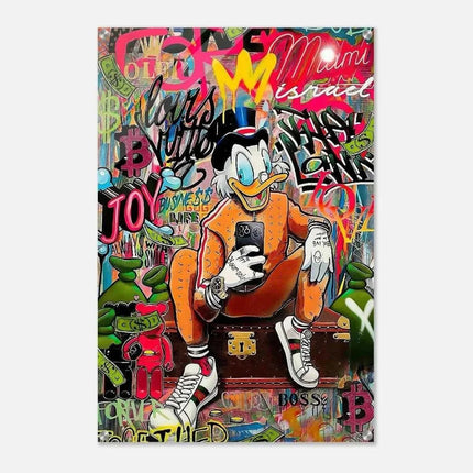 Modern Dagobert - Leinwandbild Pop Art (Canvas) kaufen bei Linkreich – Jetzt entdecken!