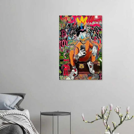 Modern Dagobert - Leinwandbild Pop Art (Canvas) kaufen bei Linkreich – Jetzt entdecken!