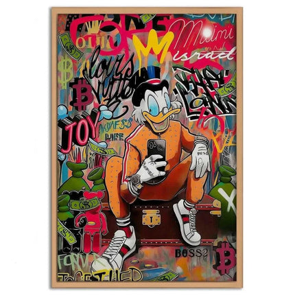 Modern Dagobert - Leinwandbild Pop Art (Canvas) kaufen bei Linkreich – Jetzt entdecken!