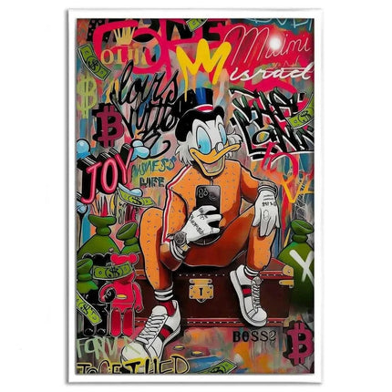 Modern Dagobert - Leinwandbild Pop Art (Canvas) kaufen bei Linkreich – Jetzt entdecken!