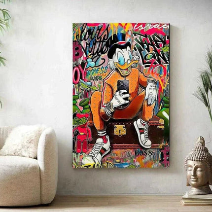 Modern Dagobert - Leinwandbild Pop Art (Canvas) kaufen bei Linkreich – Jetzt entdecken!