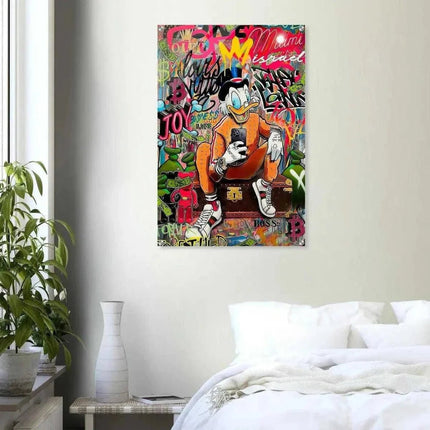Modern Dagobert - Leinwandbild Pop Art (Canvas) kaufen bei Linkreich – Jetzt entdecken!
