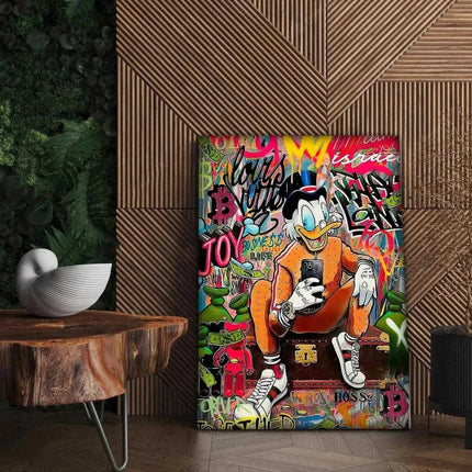 Modern Dagobert - Leinwandbild Pop Art (Canvas) kaufen bei Linkreich – Jetzt entdecken!