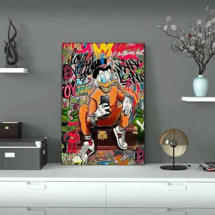 Modern Dagobert - Leinwandbild Pop Art (Canvas) kaufen bei Linkreich – Jetzt entdecken!