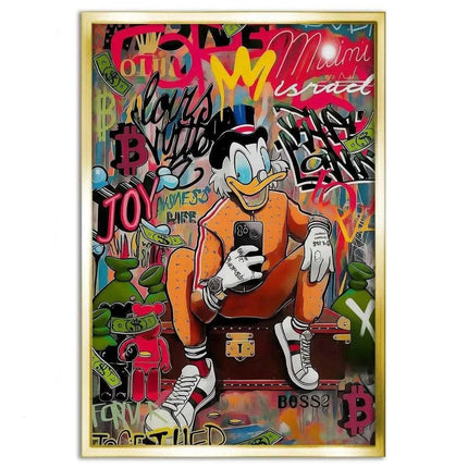 Modern Dagobert - Leinwandbild Pop Art (Canvas) kaufen bei Linkreich – Jetzt entdecken!