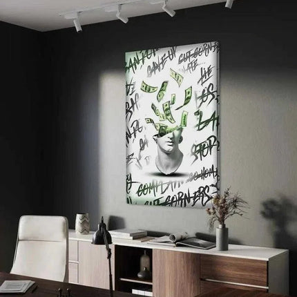 Money Head - Leinwandbild Luxuriös (Canvas) kaufen bei Linkreich – Jetzt entdecken!