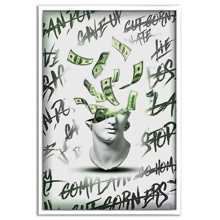 Money Head - Leinwandbild Luxuriös (Canvas) kaufen bei Linkreich – Jetzt entdecken!