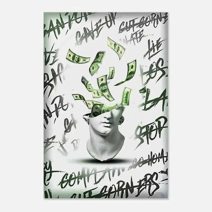 Money Head - Leinwandbild Luxuriös (Canvas) kaufen bei Linkreich – Jetzt entdecken!