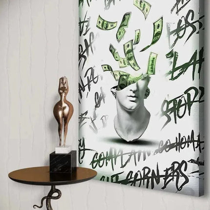 Money Head - Leinwandbild Luxuriös (Canvas) kaufen bei Linkreich – Jetzt entdecken!