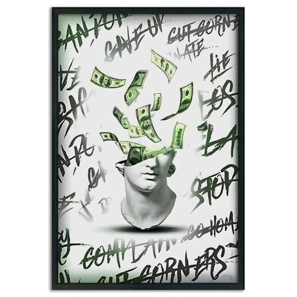 Money Head - Leinwandbild Luxuriös (Canvas) kaufen bei Linkreich – Jetzt entdecken!