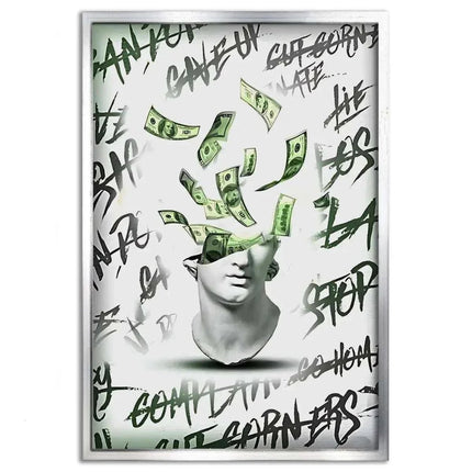 Money Head - Leinwandbild Luxuriös (Canvas) kaufen bei Linkreich – Jetzt entdecken!