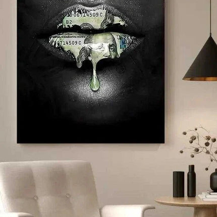 Money Kiss - Leinwandbild Luxuriös (Canvas) kaufen bei Linkreich – Jetzt entdecken!