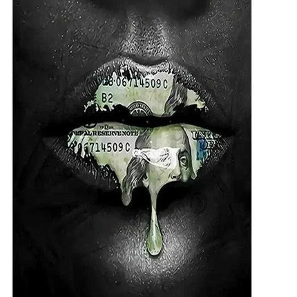 Money Kiss - Leinwandbild Luxuriös (Canvas) kaufen bei Linkreich – Jetzt entdecken!