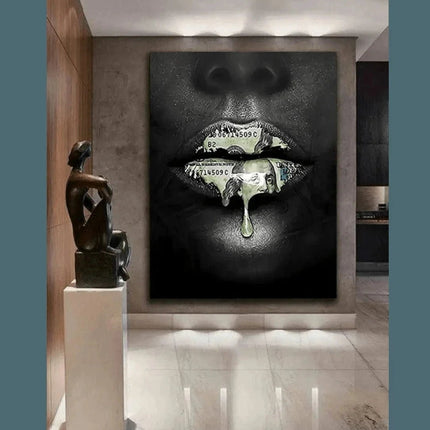 Money Kiss - Leinwandbild Luxuriös (Canvas) kaufen bei Linkreich – Jetzt entdecken!