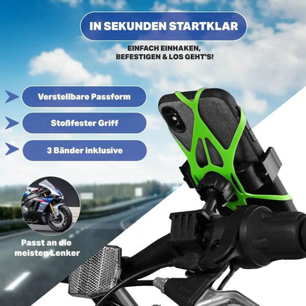 Fahrrad- & Motorrad-Handyhalterung – Robuste Mongoora Halterung für Smartphones