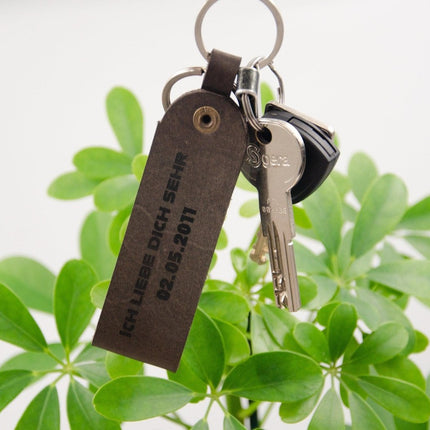 Monogramm - Schlüsselanhänger. Personalisierter Schlüsselanhänger mit Gravur. Geschenk zum Vatertag, Geschenk für ihn. Geburtstagsgeschenk. () kaufen bei Linkreich – Jetzt entdecken!