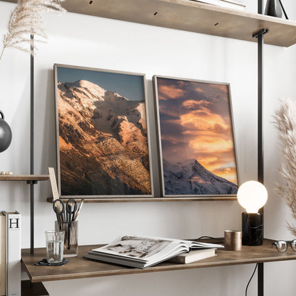 Mont Blanc & Aiguille du Goûter Wall Art Prints - Mountain Photography