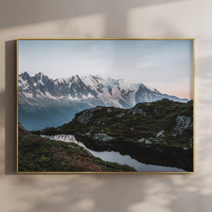 Lac de la Flégère, Chamonix Wall Art Print – Mont Blanc Alpine Lake Photography