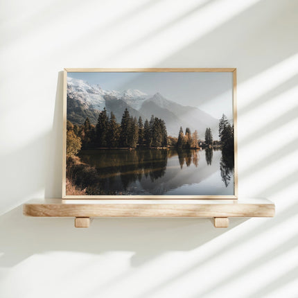 Lac des Gaillands Wall Art – Chamonix Landscape Print