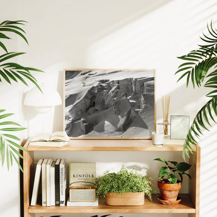 Glacier de Taconnez Wall Art Print | Chamonix Glacier Photography