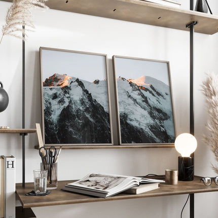 Mont Blanc Massif Wall Art - Mountain Photography Prints for Home Decor