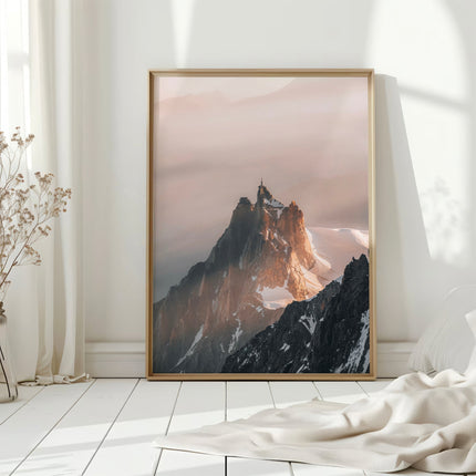 Aiguille du Midi Print – Chamonix Mountain Wall Art Photography
