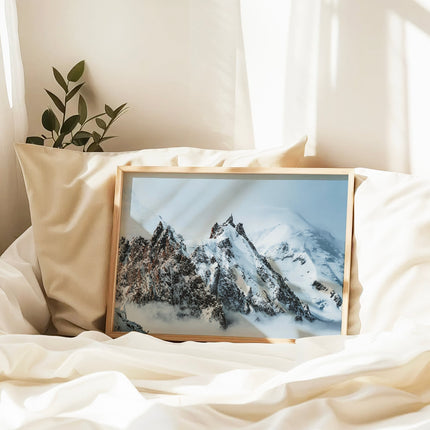 Aiguille du Midi Chamonix Wall Art Print – French Alps Photography