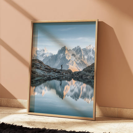 Lac Blanc Print – Aiguilles de Chamonix Reflection Photography