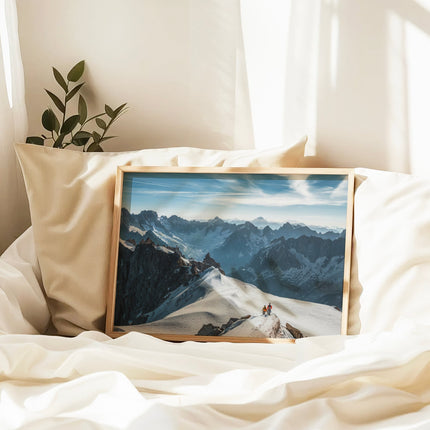 Midi Arête Wall Art – Chamonix, French Alps Landscape Print