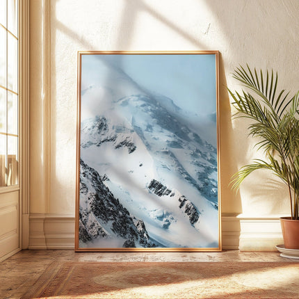 Mont Blanc Winter Photography Wall Art - Aiguille du Midi Prints
